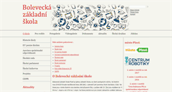 Desktop Screenshot of boleveckazs.cz