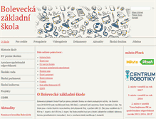 Tablet Screenshot of boleveckazs.cz